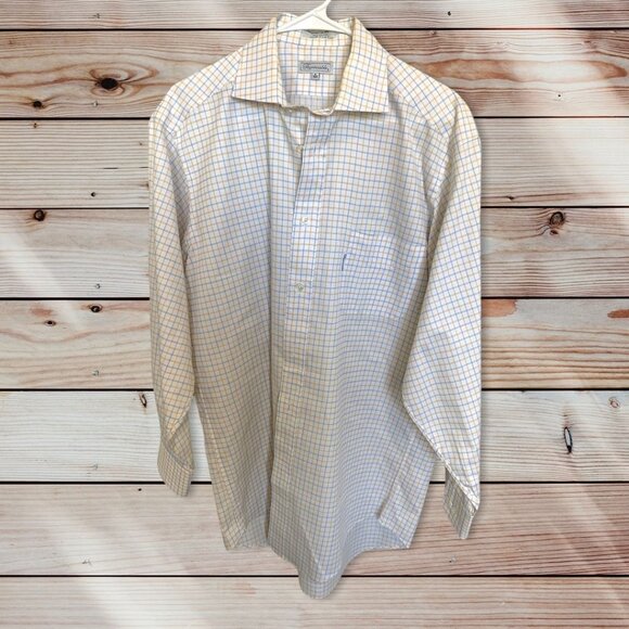 Faconnable Button Front Shirt Size 16R - Picture 1 of 6